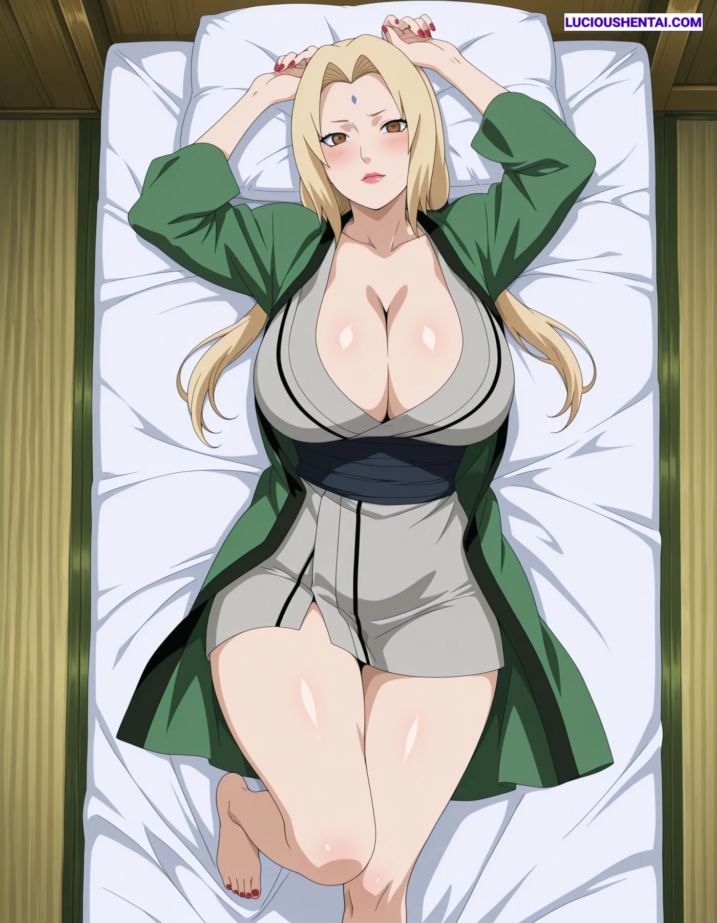 Tsunade Begs for Commission Sex in Wild #12 by Banshou