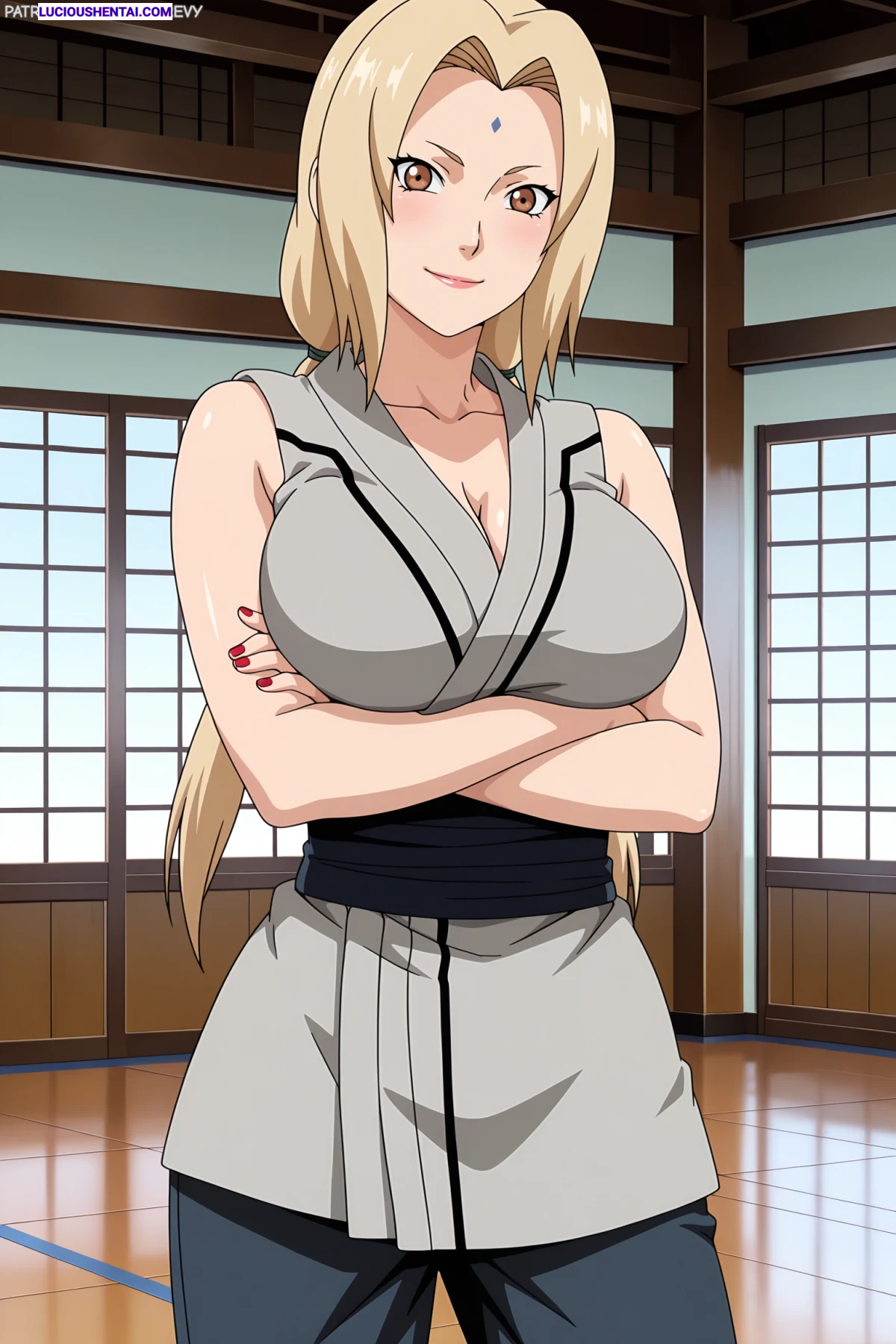 Banging Tsunade Senju in Naruto Shippuden by StrayRevy
