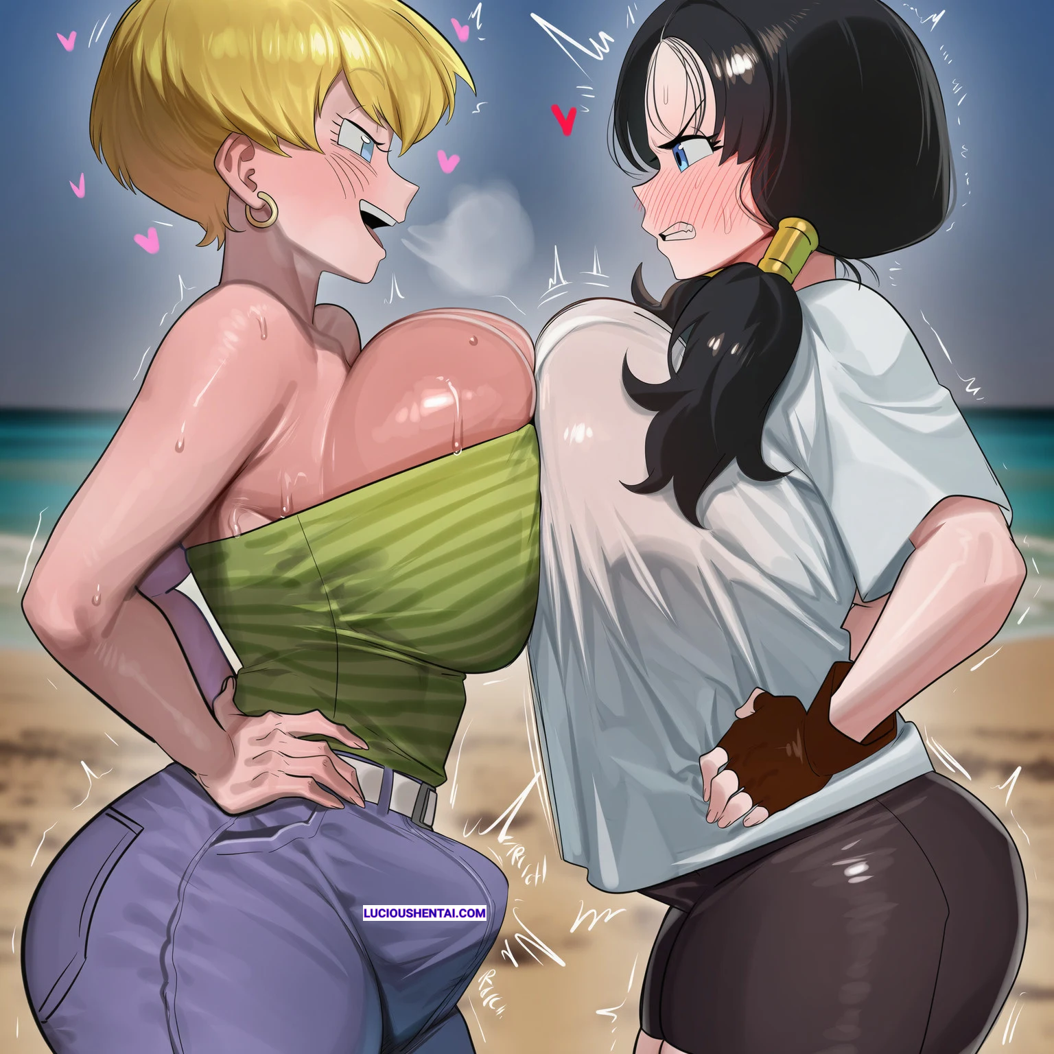 Horny Videl Ravages Erasa in Passionate Sex by Lulu