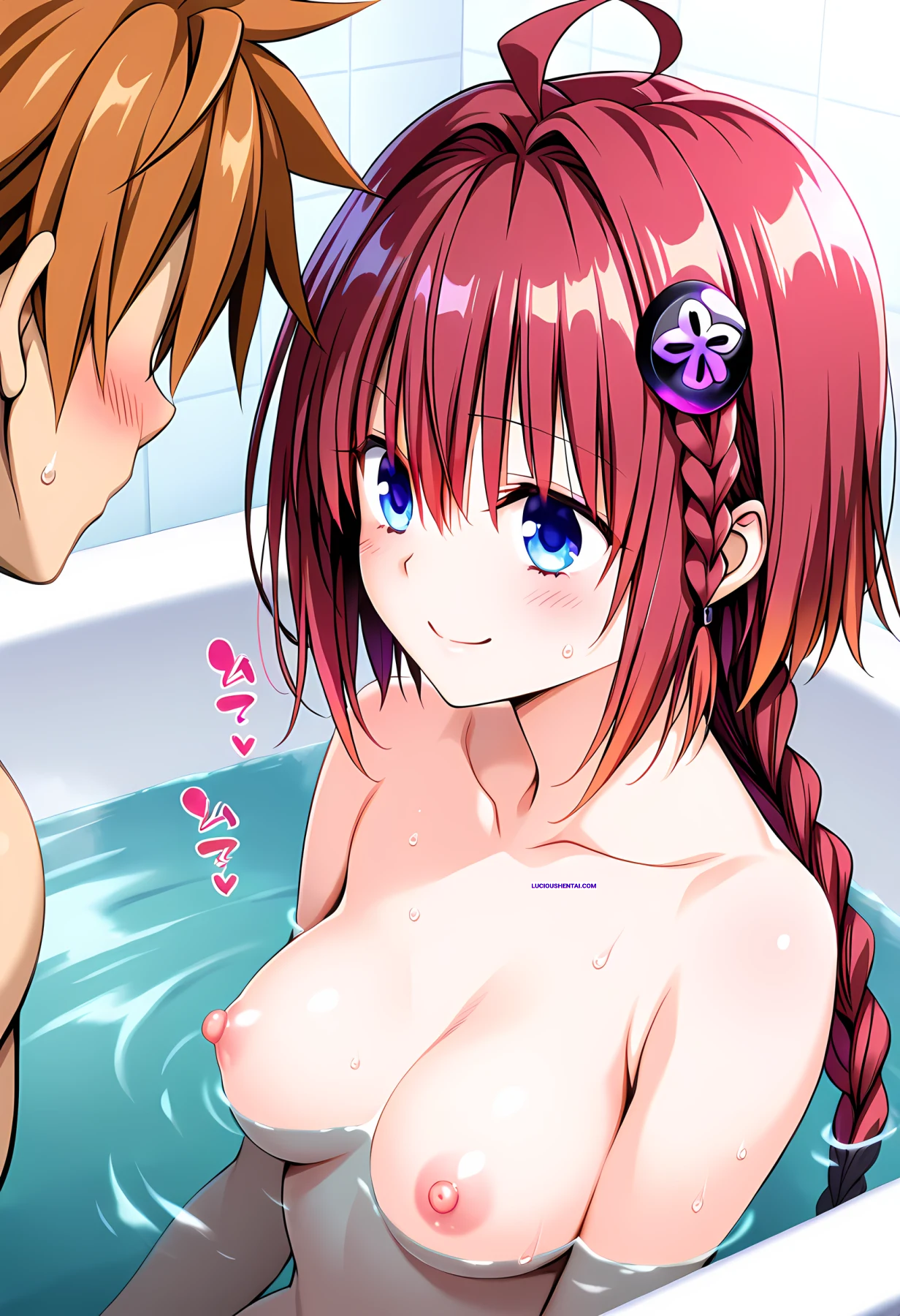 Mea Seduces Rito in Steamy Bath Hentai Frenzy