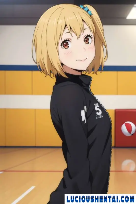 Yachi Hitoka's Steamy Gym Encounter in Haikyuu