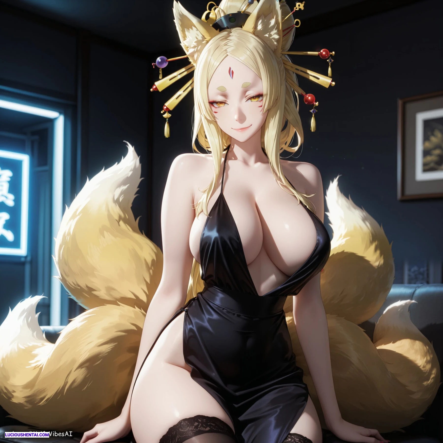 Yasaka’s Steamy High School DxD NSFW Sex Frenzy!