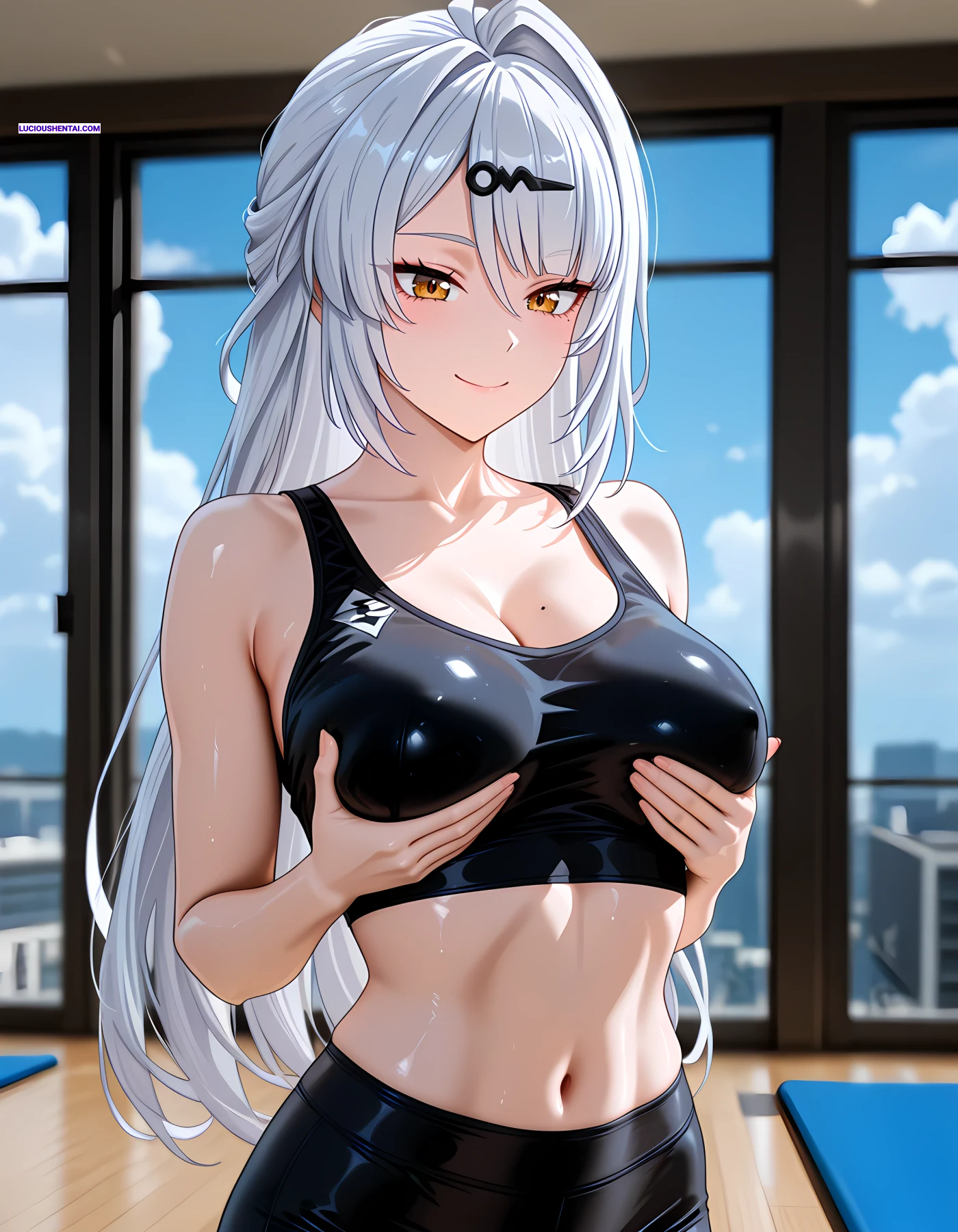 Yixuan's Hot Yoga Ghost Costume Sex by Shiro Dola