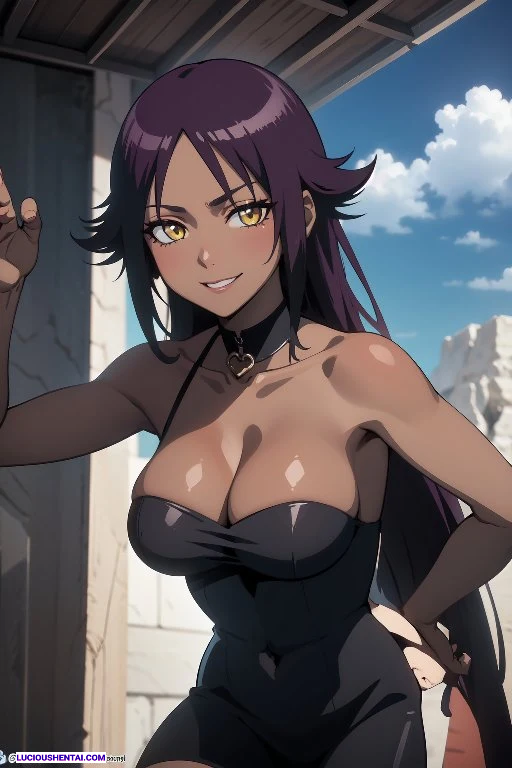 Horny Yoruichi Shihouin Begs for V1 Sex by Luxa Artdios