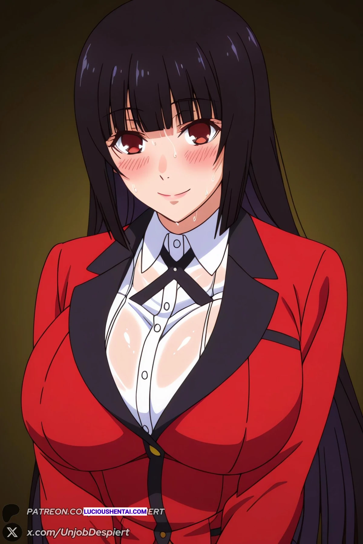 Yumeko Jabami Bets Her Juicy Pussy in Kakegurui ZIP Sex
