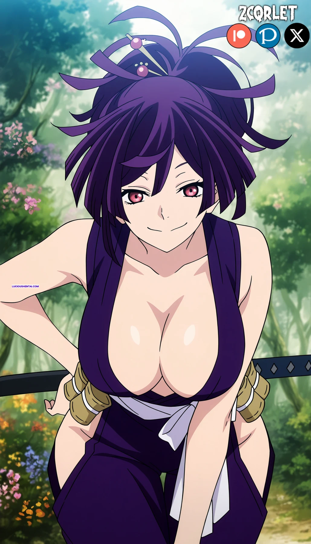 Yuzuriha +275 Fucked in 5 Sexy Outfits Jigokuraku Style