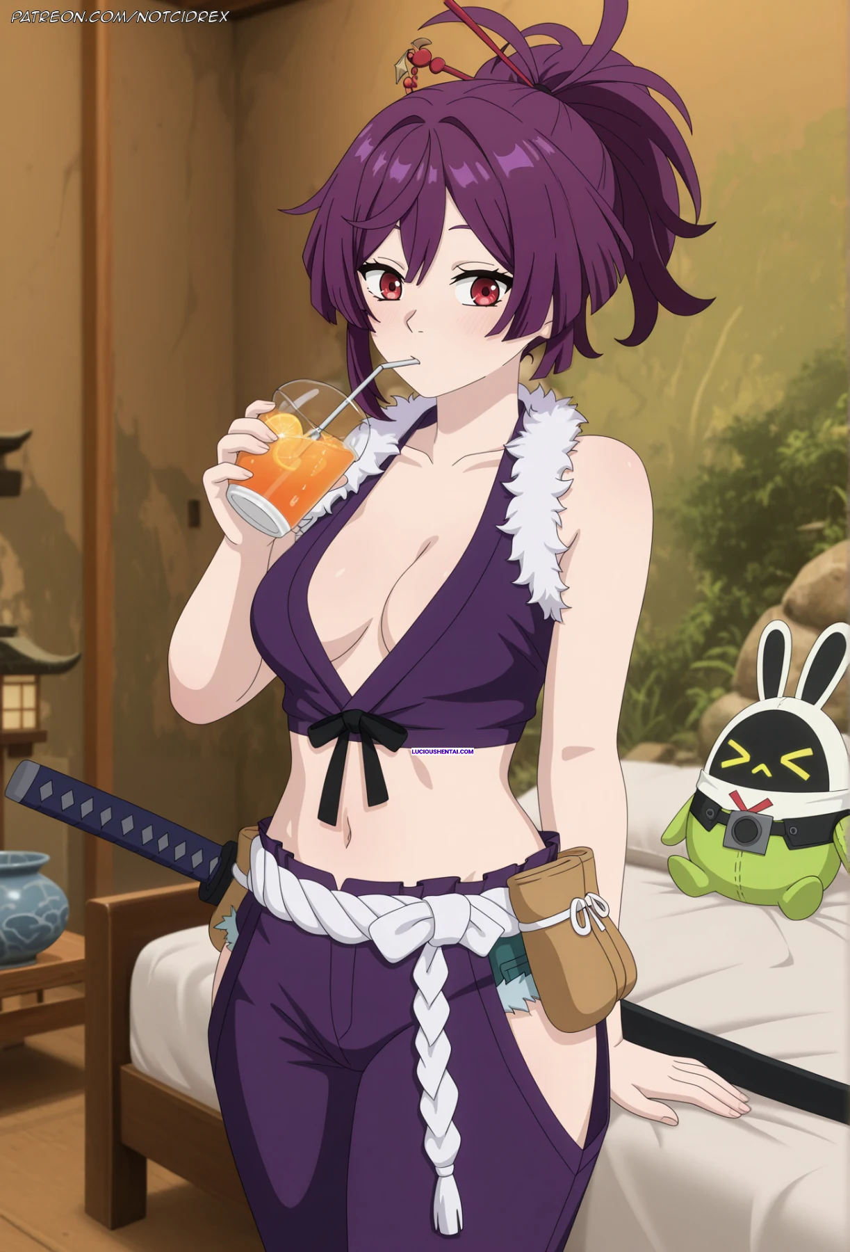 Yuzuriha Surrenders to Jigokuraku Sex Madness by Cidrex